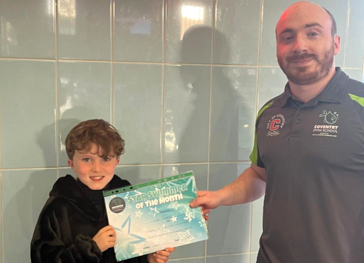 This months Star swimmer of the month
