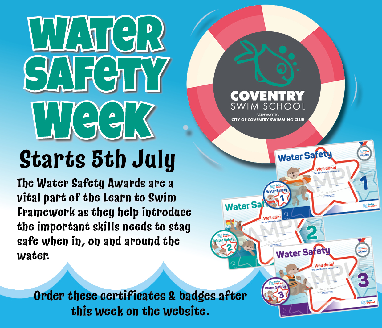 🌊 WATER SAFETY WEEK IS COMING! 🌊